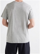 NIKE RUNNING - Logo-Print Mélange Dri-FIT Jersey T-Shirt - Gray