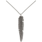 Isabel Marant Silver Feather Necklace