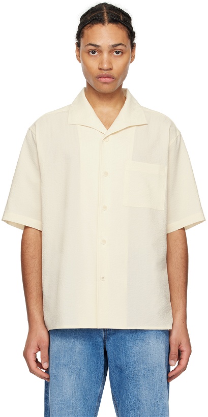 Photo: DOCUMENT Off-White Handkerchief Shirt