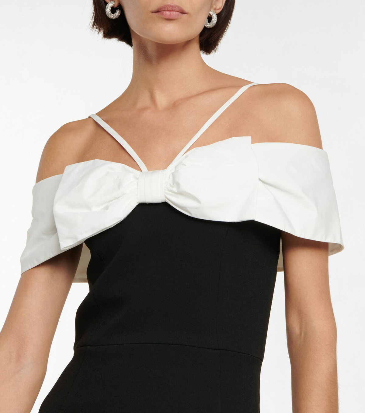 Rebecca Vallance Hepburn Off-shoulder Bow Dress Rebecca Vallance