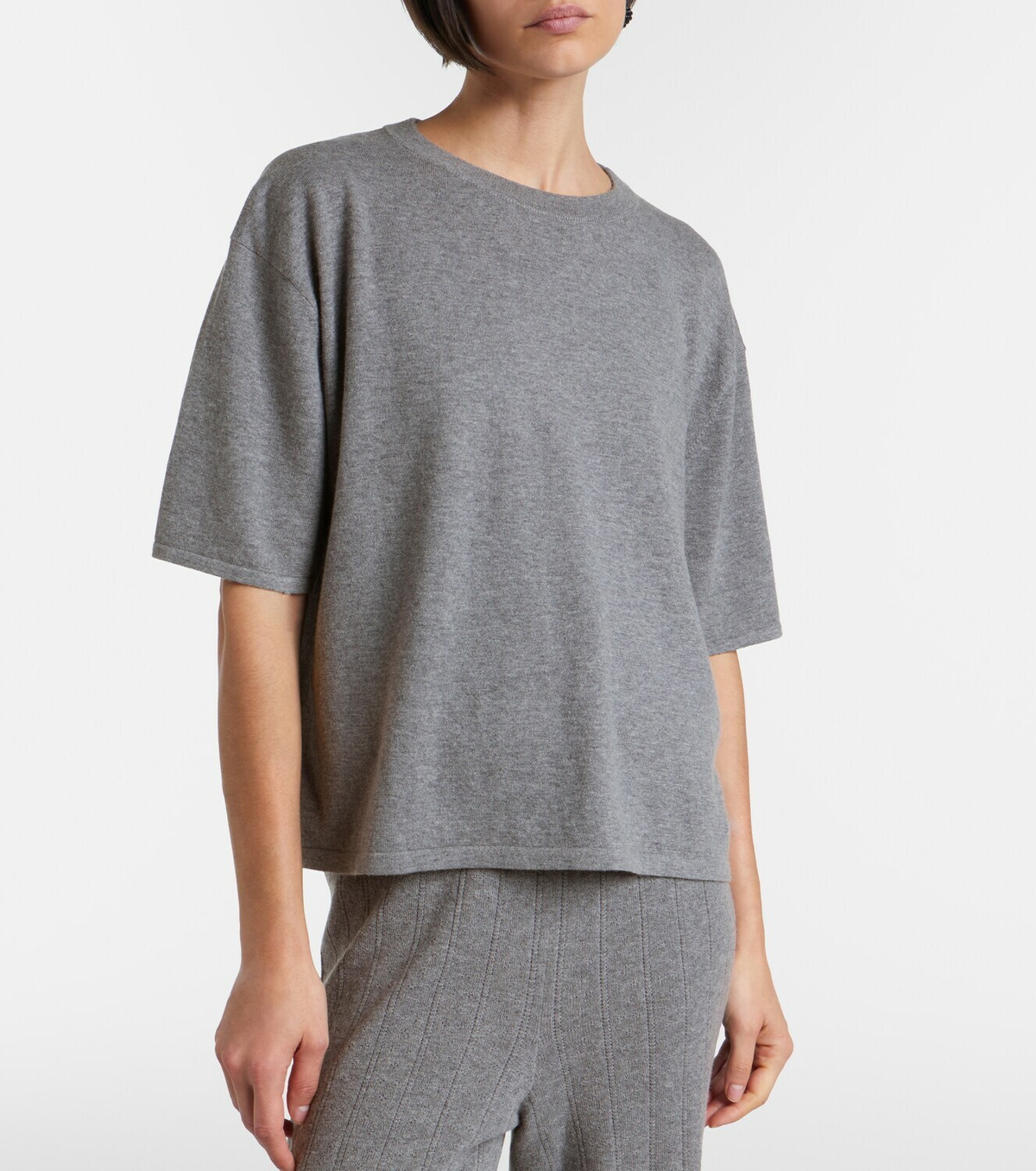 Lisa Yang Rubie cotton and cashmere T-shirt