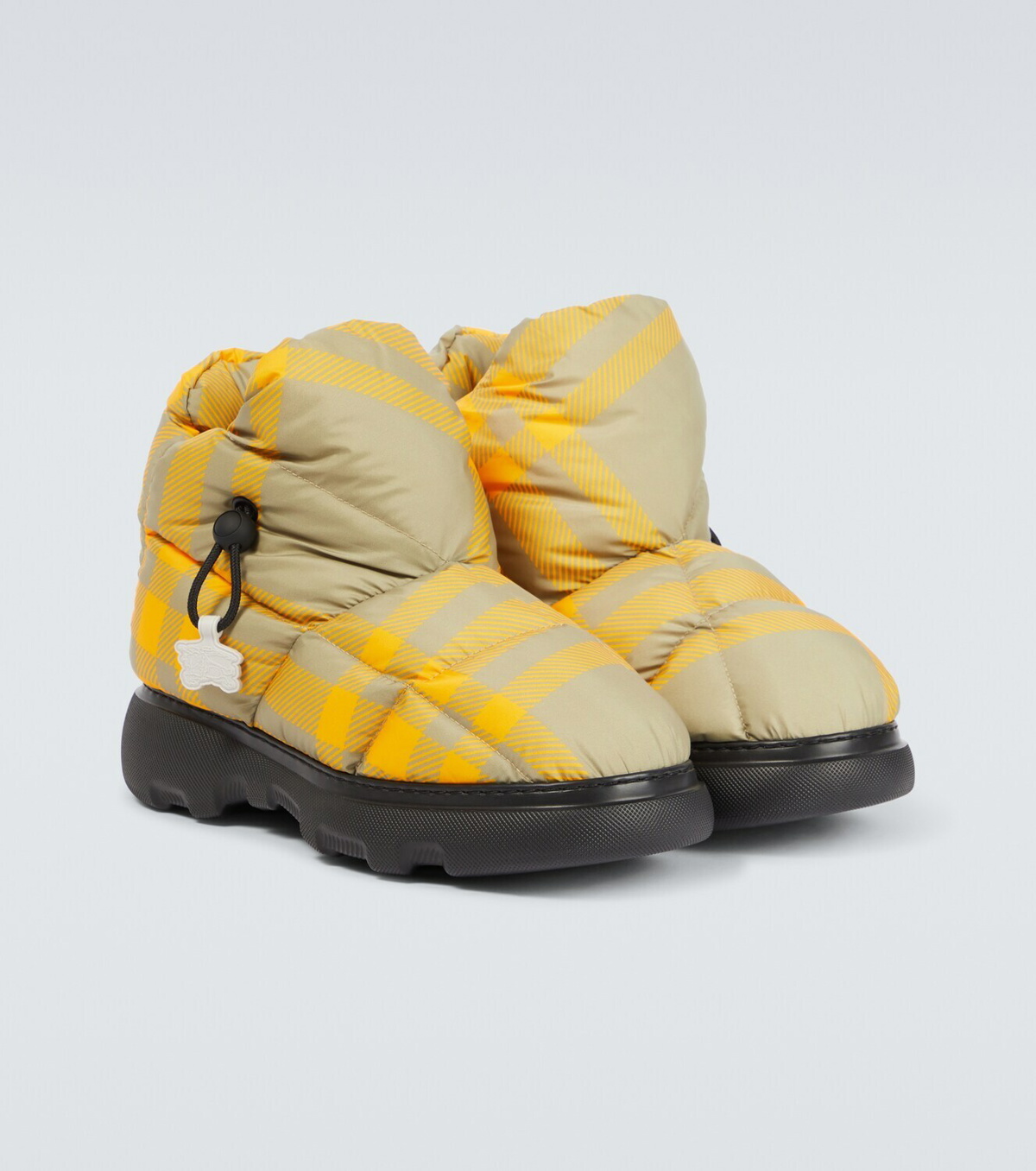 Burberry Pillow checked boots Burberry