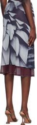 Miaou Gray Maria Midi Skirt