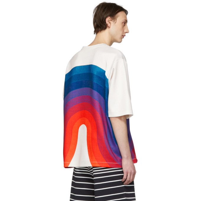 Dries Van Noten Off-White Verner Panton Edition House Welle Wave T