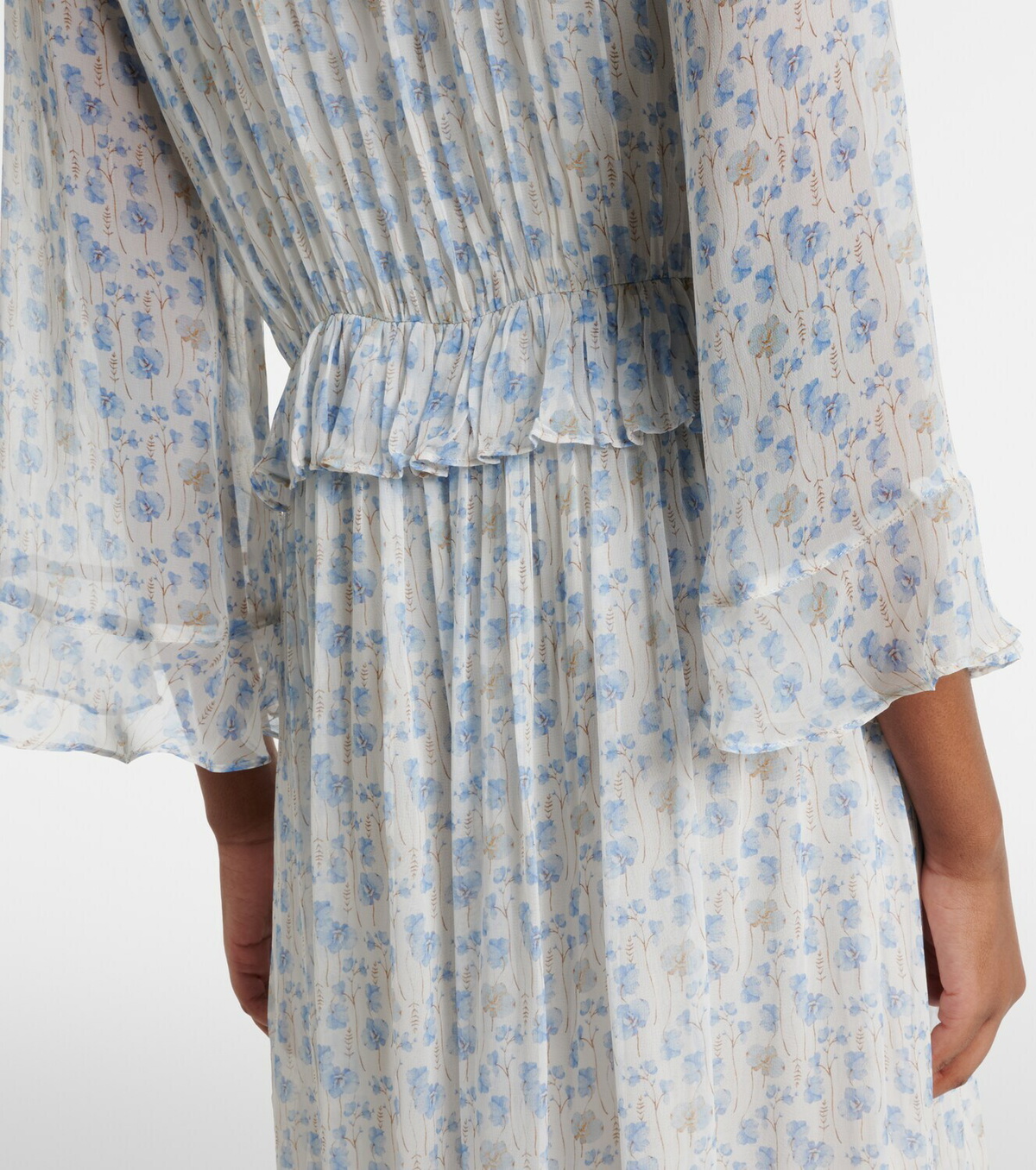 Velvet Aerin floral sheer maxi dress