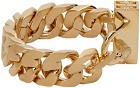 Givenchy Gold Small G Chain Lock Bracelet
