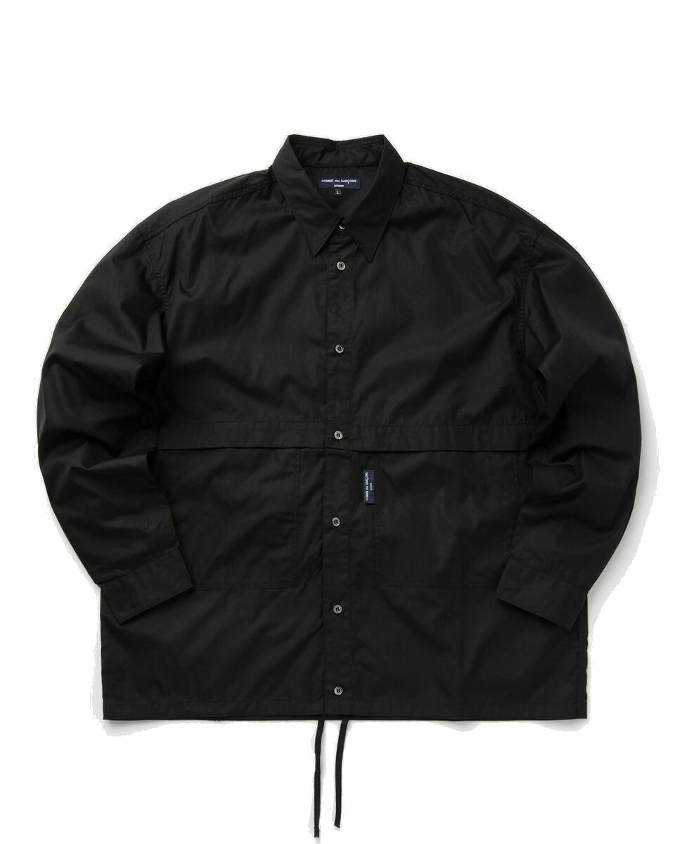 Photo: Comme Des Garçons Homme Men's Shirt Black - Mens - Longsleeves