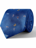 Paul Smith - 8cm Embroidered Silk-Twill Tie