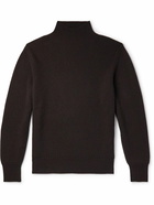 TOM FORD - Ribbed Cashmere Rollneck Sweater - Brown