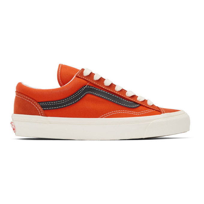 Photo: Vans Orange OG Style 36 LX Low Sneakers