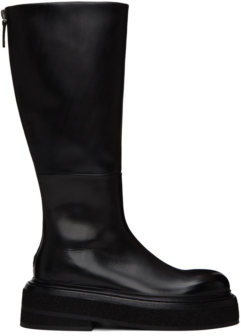 Marsèll Black Flat Zuccone Boots Marsèll