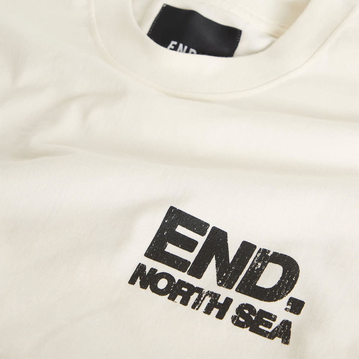 END. Coastal Locals Only T-Shirt in Ecru