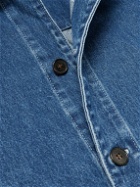 A.P.C. - Antonio Logo-Embroidered Denim Jacket - Blue