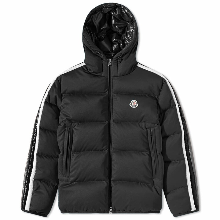 Photo: Moncler Men's Sanbesan Side Stripe Jacket in Black