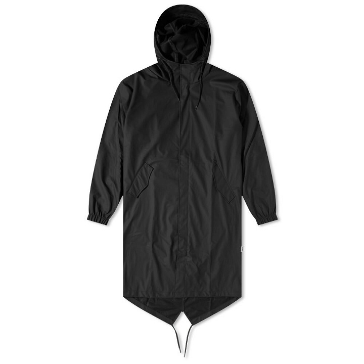 Photo: Rains Fishtail Parka Jacket in Black