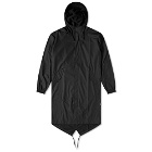 Rains Fishtail Parka Jacket in Black