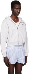Sporty & Rich Gray LA Athletic Group Hoodie