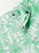 Onia - Calder Printed Mid-Length Swim Shorts - Green