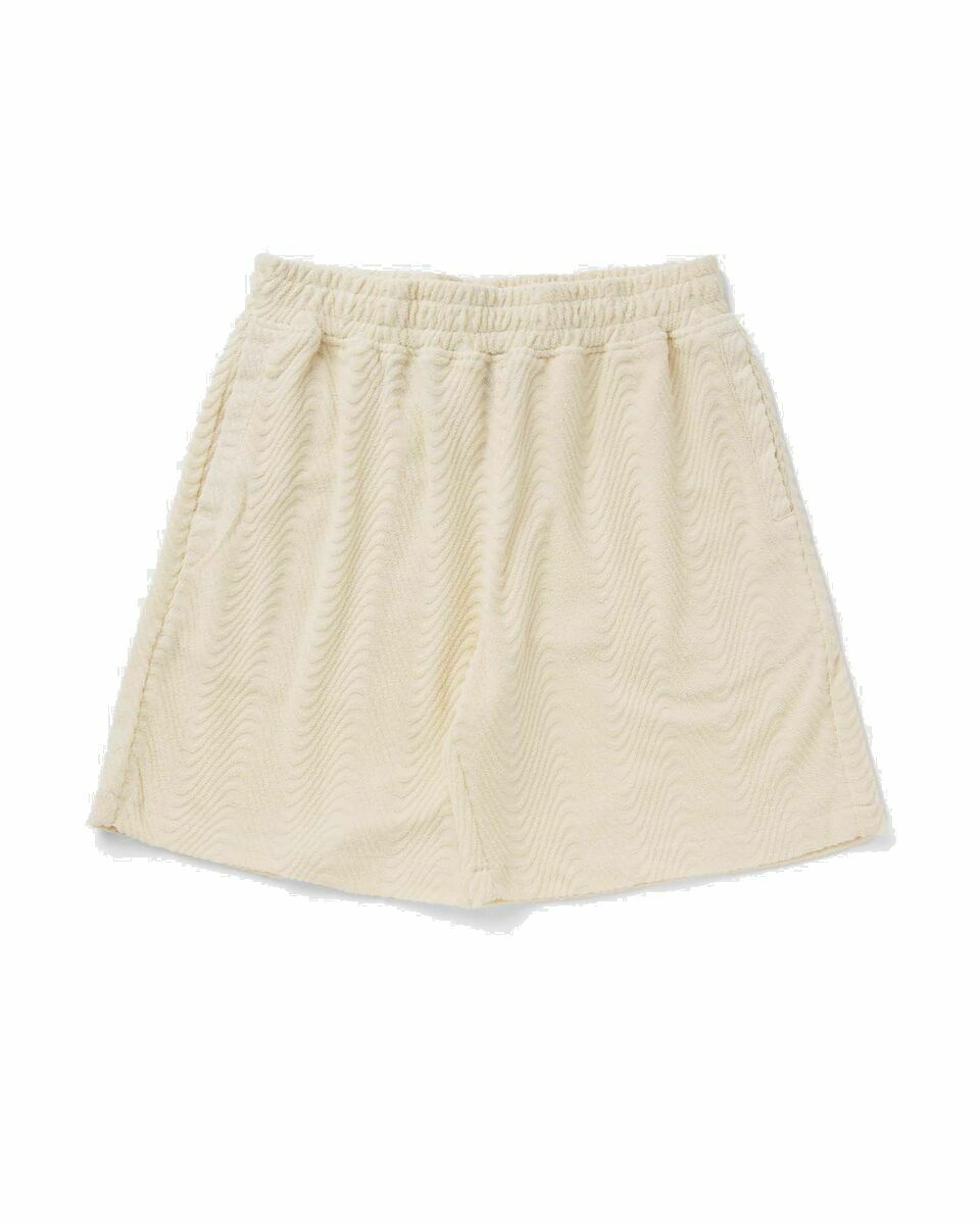 Photo: Pleasures Zen Terry Shorts White - Mens - Casual Shorts