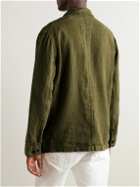 Portuguese Flannel - Labura Slim-Fit Linen Jacket - Green