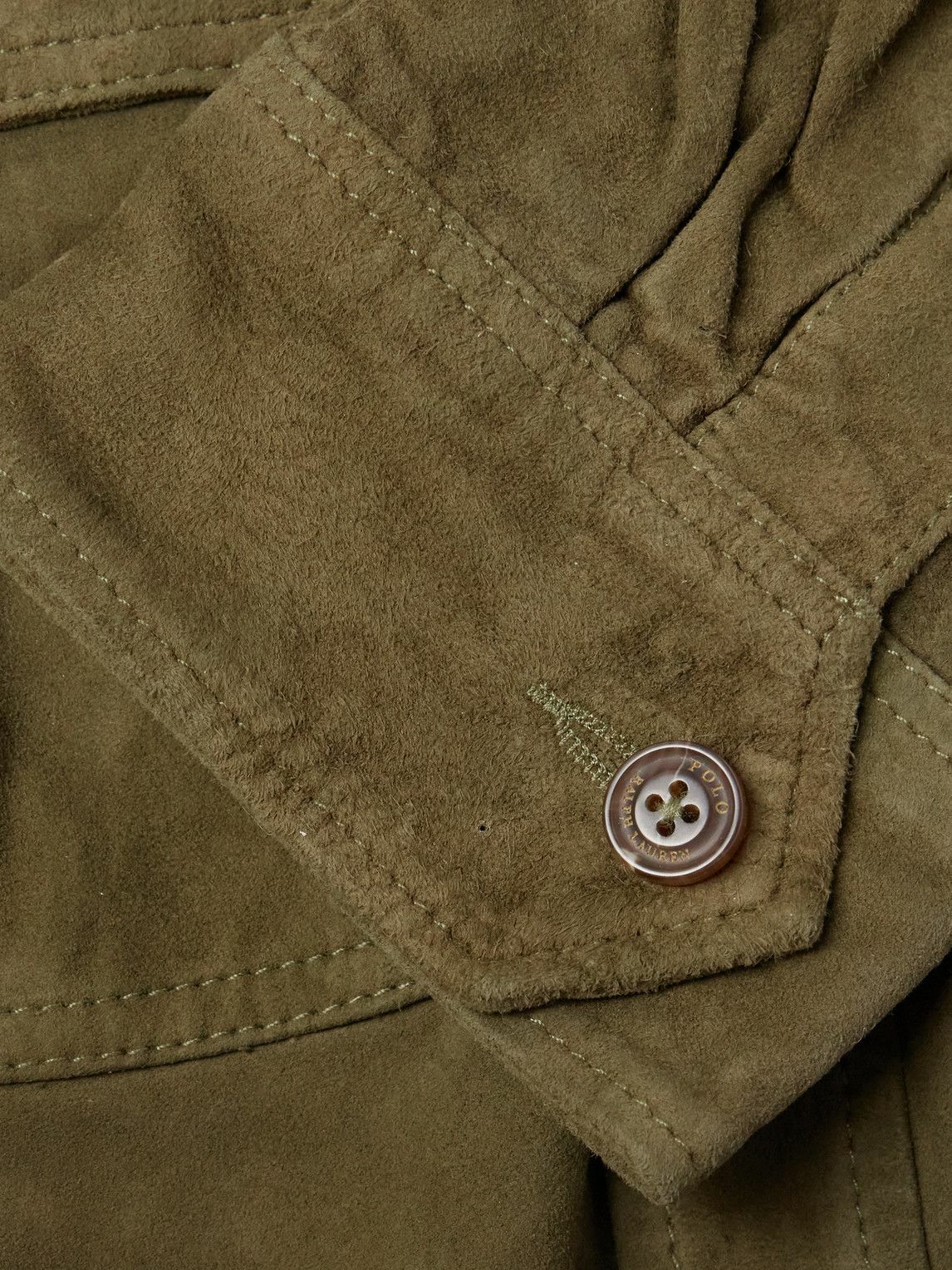 Polo Ralph Lauren - Suede Overshirt - Green
