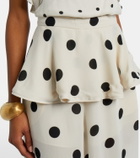 Adriana Degreas Polka-dot balloon pants