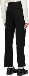Jil Sander Black Straight-Fit Trousers