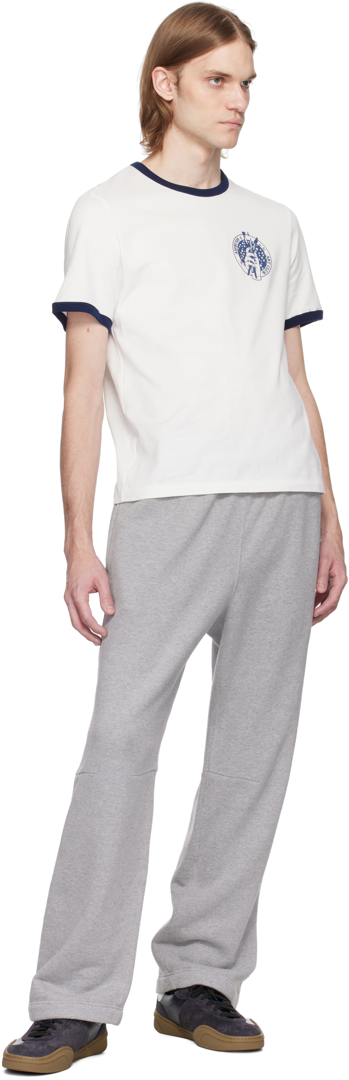 ★AMBUSH★ Art Club Short Sleeve T-Shirt White 1211532610 AMBUSH White 'Art Club' T-shirt Ambush