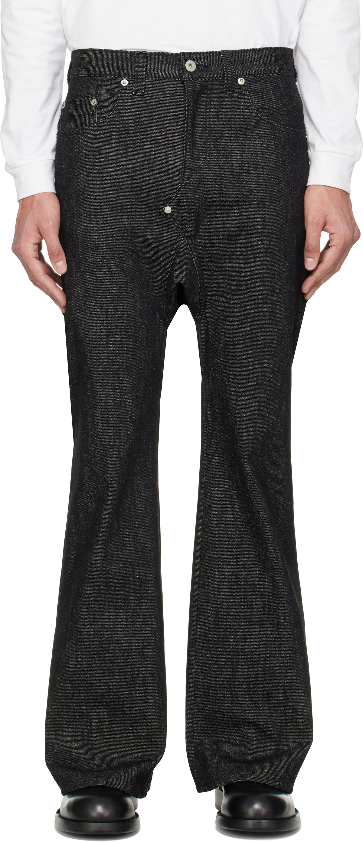 Fumito Ganryu Indigo 5-Pocket Sarrouel Jeans Fumito Ganryu