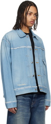 mastermind JAPAN Blue Inside-Out Denim Jacket