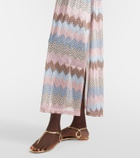 Melissa Odabash Bria belted knitted maxi dress