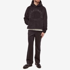 Burberry Men's Ivydale Crest Logo Fleece Hoody in Black