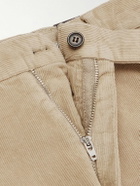 Incotex - Straight-Leg Cotton-Blend Corduroy Trousers - Neutrals