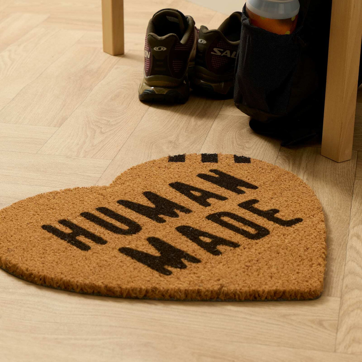 Human Made Men's Heart Rug in Beige 