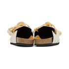 JW Anderson Off-White Nappa Curb Chain Slippers