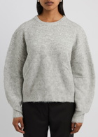 Helmut Lang Apex Knitted Jumper Light Grey