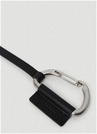 Jil Sander+ - Leather Keyring in Black
