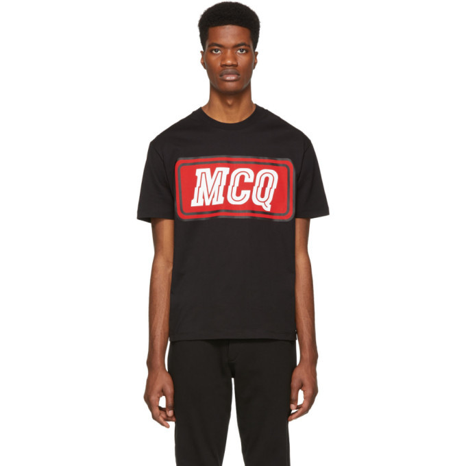 Photo: McQ Alexander McQueen Black Varsity Badge T-Shirt