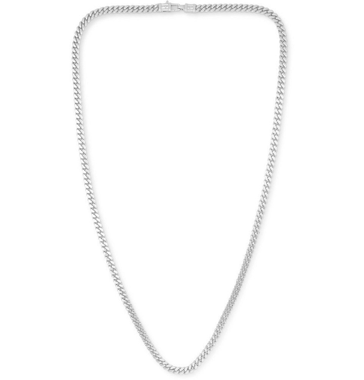Photo: Tom Wood - Curb Oxidised Sterling Silver Necklace - Silver