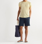 Orlebar Brown - Swanson Webbing-Trimmed Cotton Drawstring Shorts - Blue