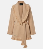 Alanui Finest fringed cashmere and cotton cardigan