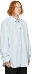 Raf Simons Blue Cotton Shirt