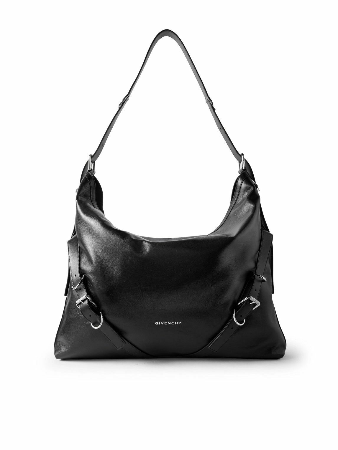 Givenchy - Voyou Large Glossed-Leather Tote Bag Givenchy