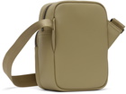 Lacoste Beige Monogram Small Crossbody Bag