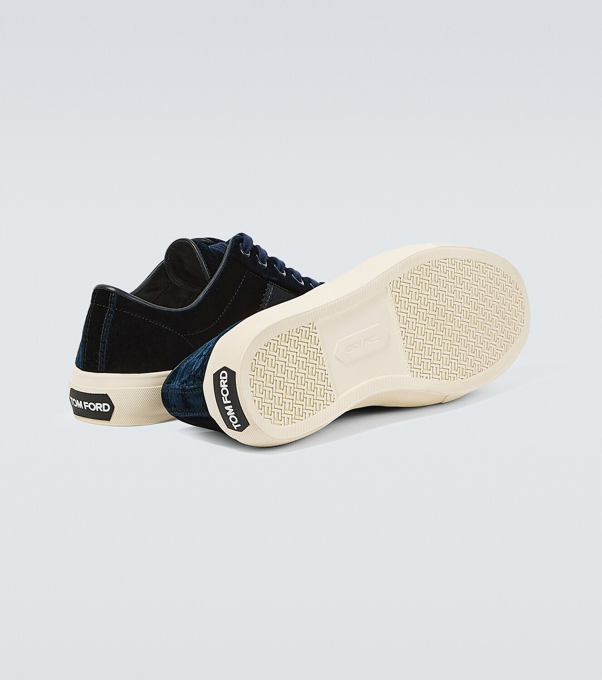 Tom Ford Cambridge velvet low-top sneakers TOM FORD
