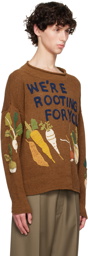 Story mfg. Brown Twinsun Sweater