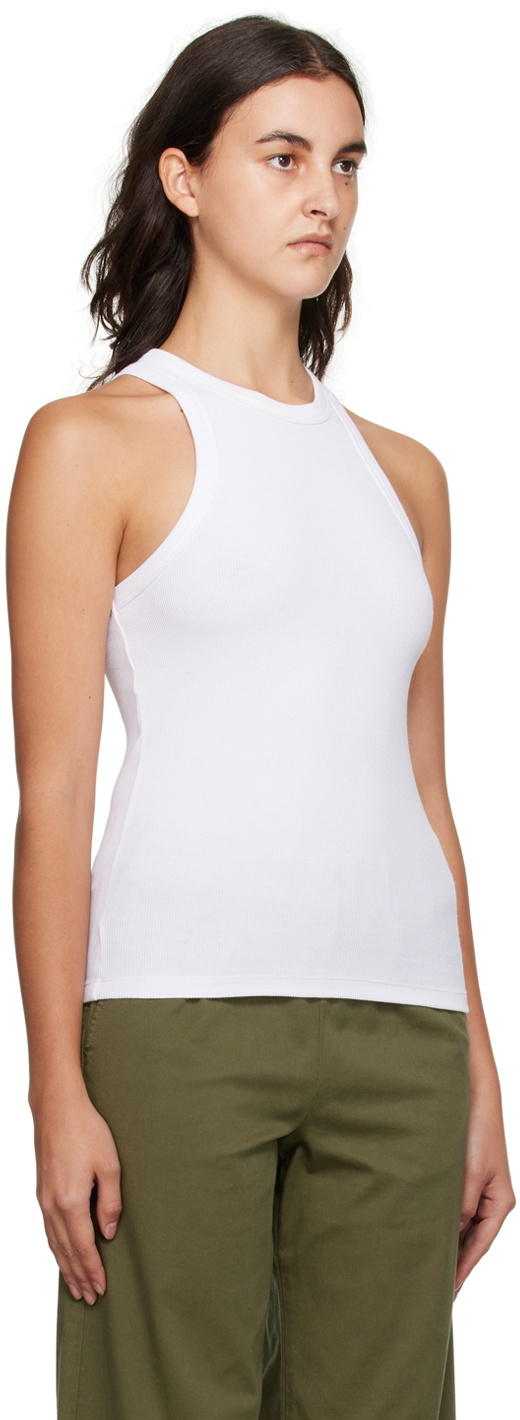 ANINE BING White Eva Tank Top ANINE BING