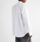 Balenciaga - Cotton-Poplin Tuxedo Shirt - White