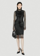 Sportmax Noemi Rhinestone Mesh Top