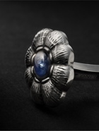 Buccellati - Sterling Silver and Sapphire Cufflinks